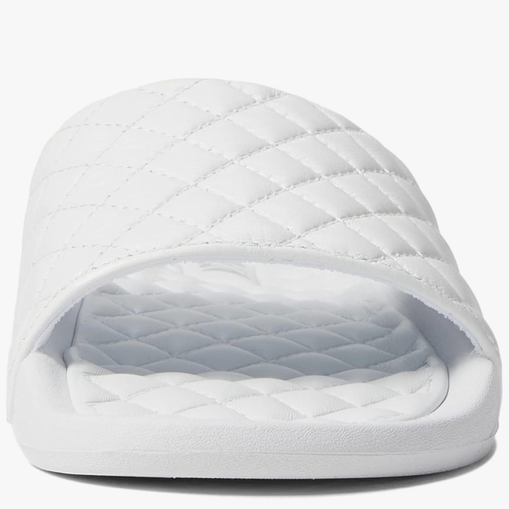 NIB APL MENS LUXURY PRISTINE WHITE LUSSO SLIDES SIZE 14 - Picture 9 of 9